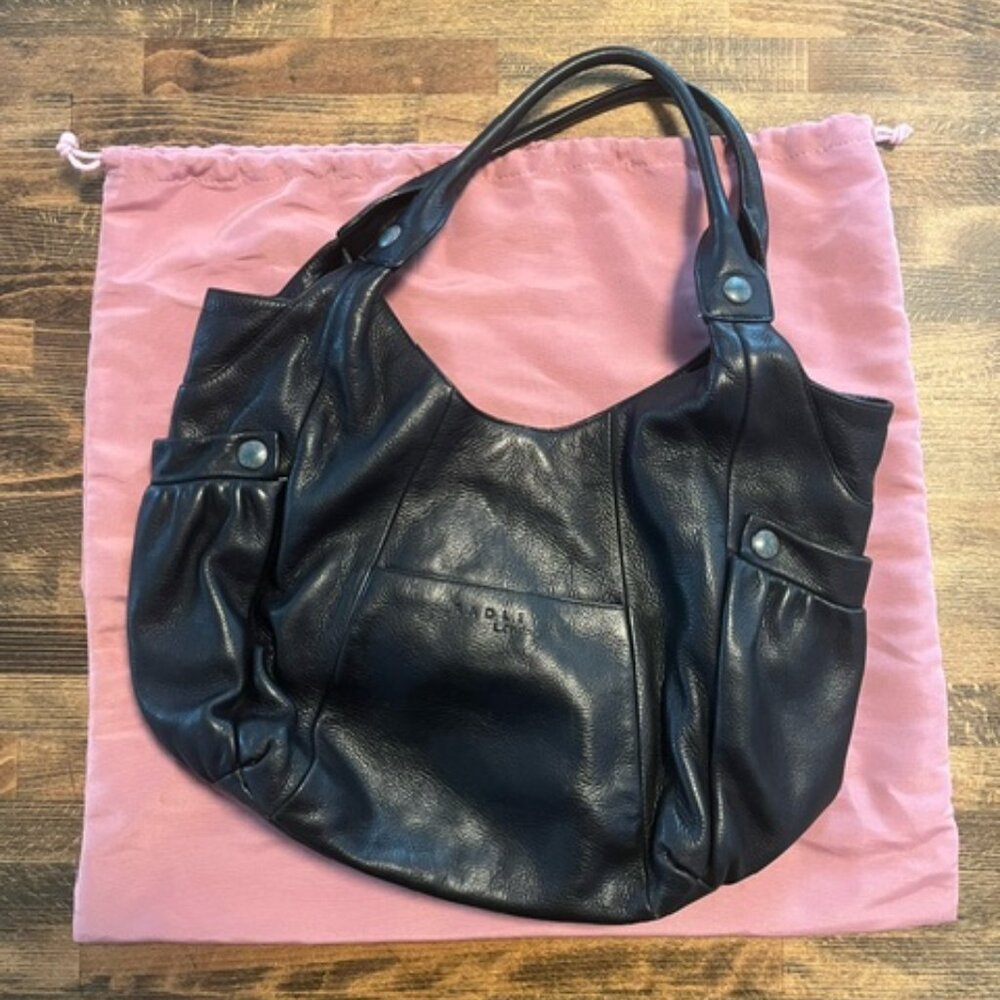 Radley London Black Leather Hobo Shoulder Handbag Bag